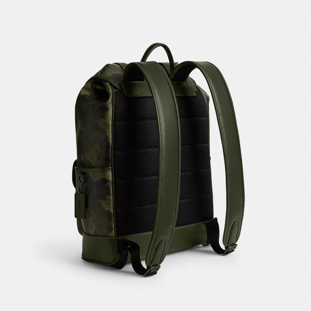 League Flap Backpack In Signature Camo Print Product Image