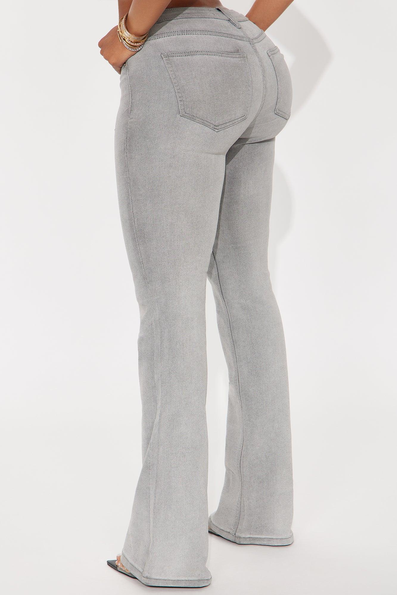 Best Ever Low Rise Flare Jeans - Grey Product Image