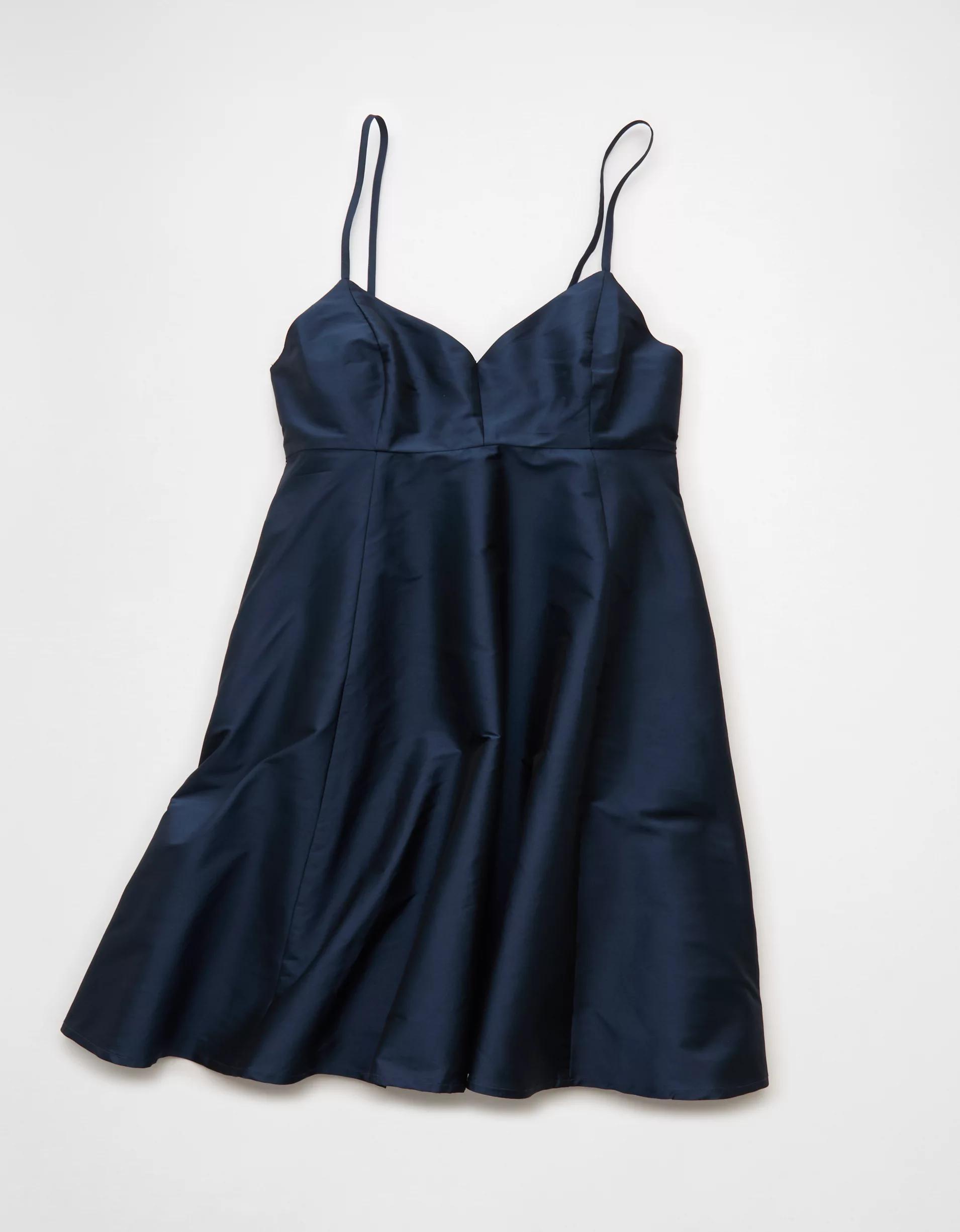 AE Bow Back Babydoll Mini Dress Product Image