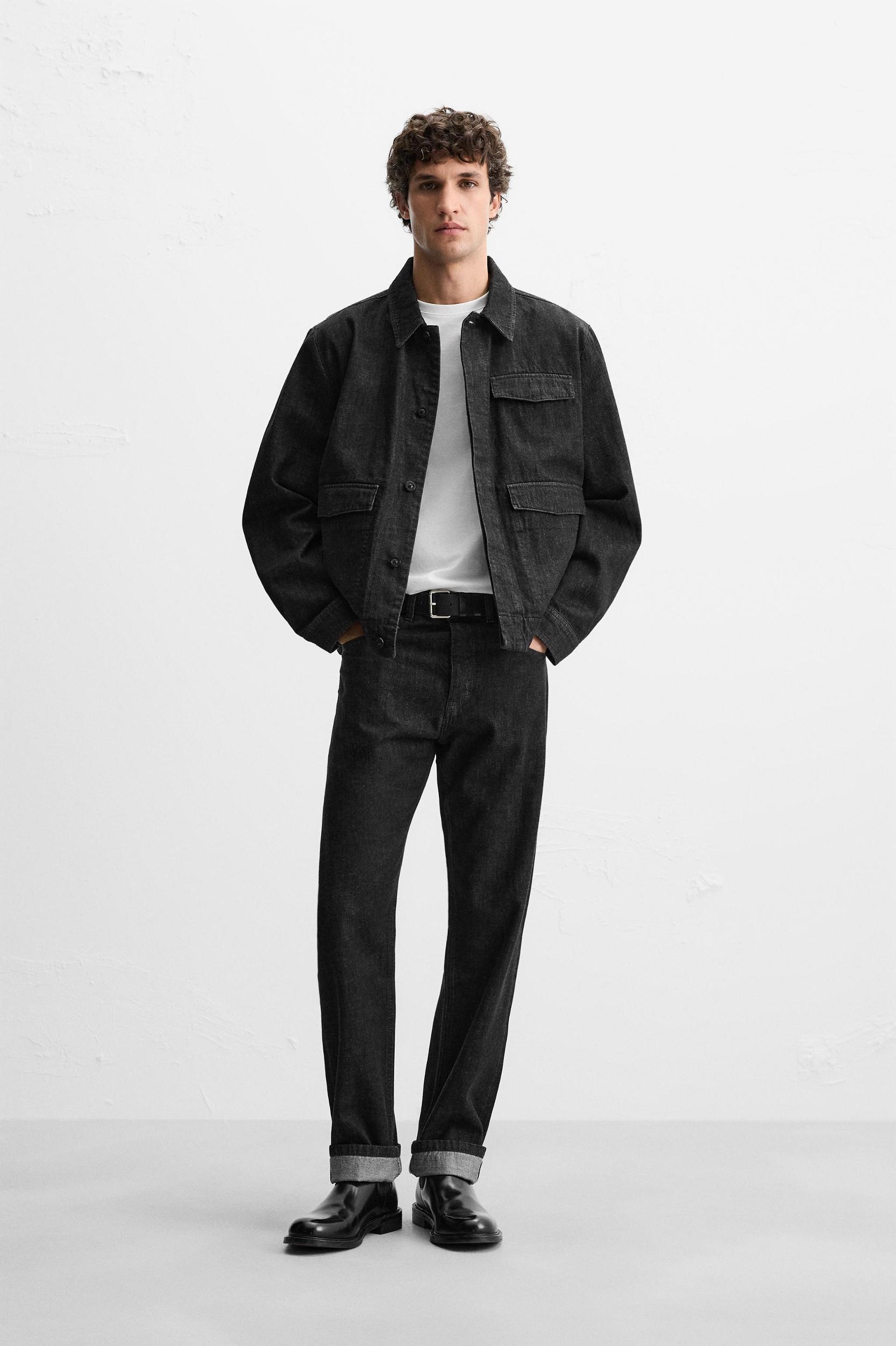 SELVEDGE DENIM OVERSHIRT Product Image