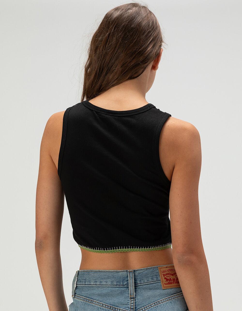 SANTA CRUZ Ringed Arrangement Womens Tank Top - WASHED BLACK Product Image