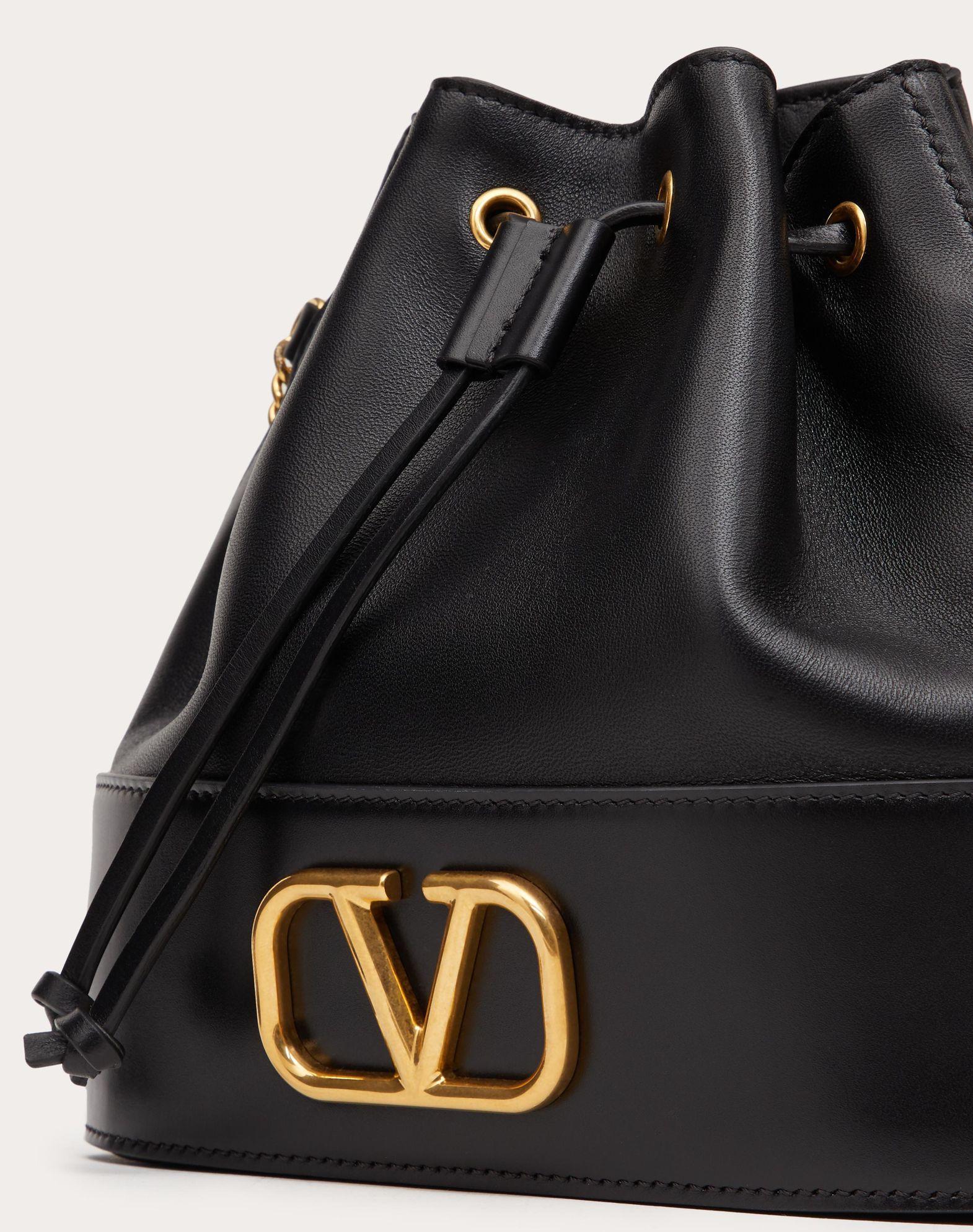 Mini Bucket Bag In Nappa With Vlogo Signature Chain Product Image