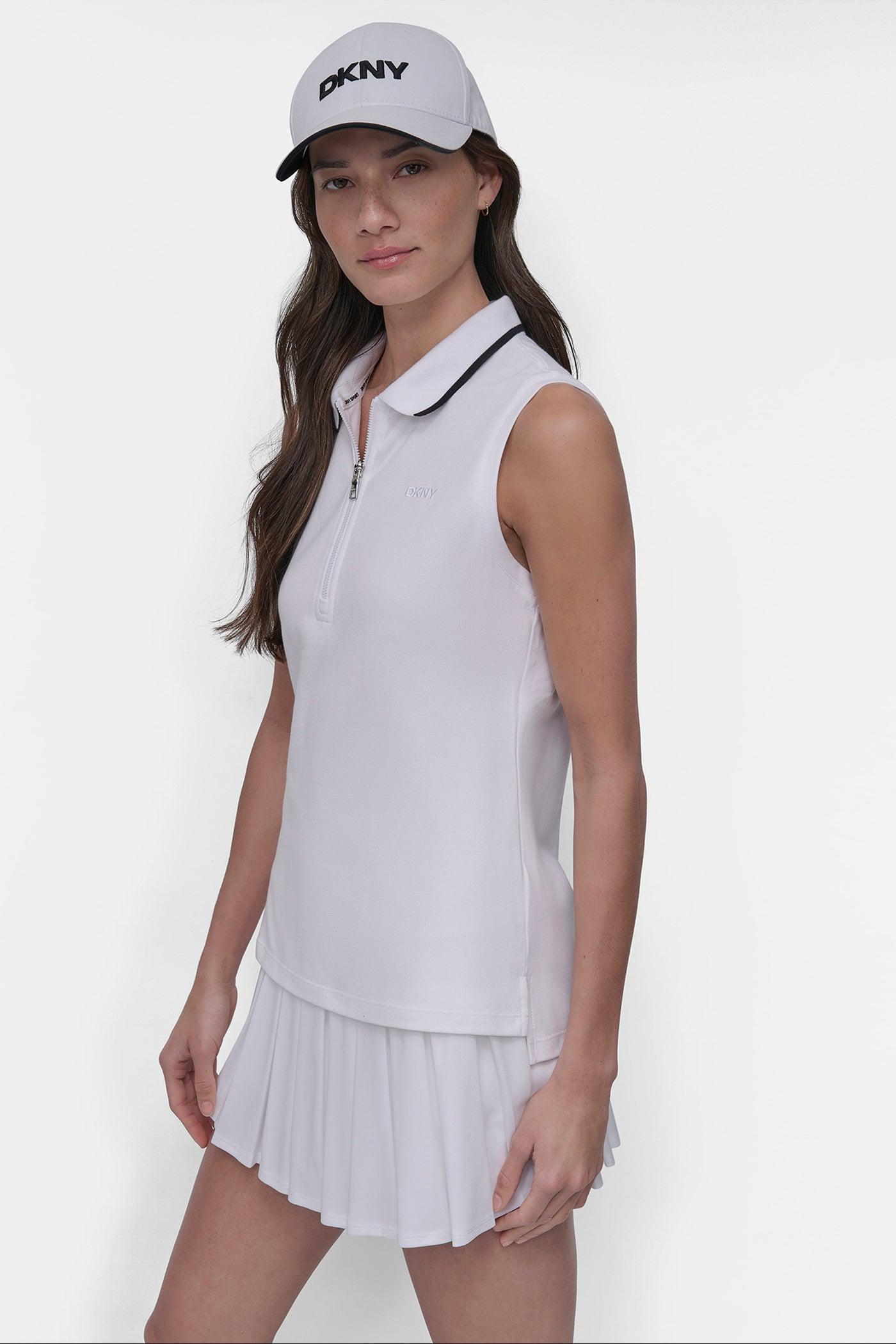 LOGO-EMBROIDERED PERFORMANCE POLO TANK Product Image