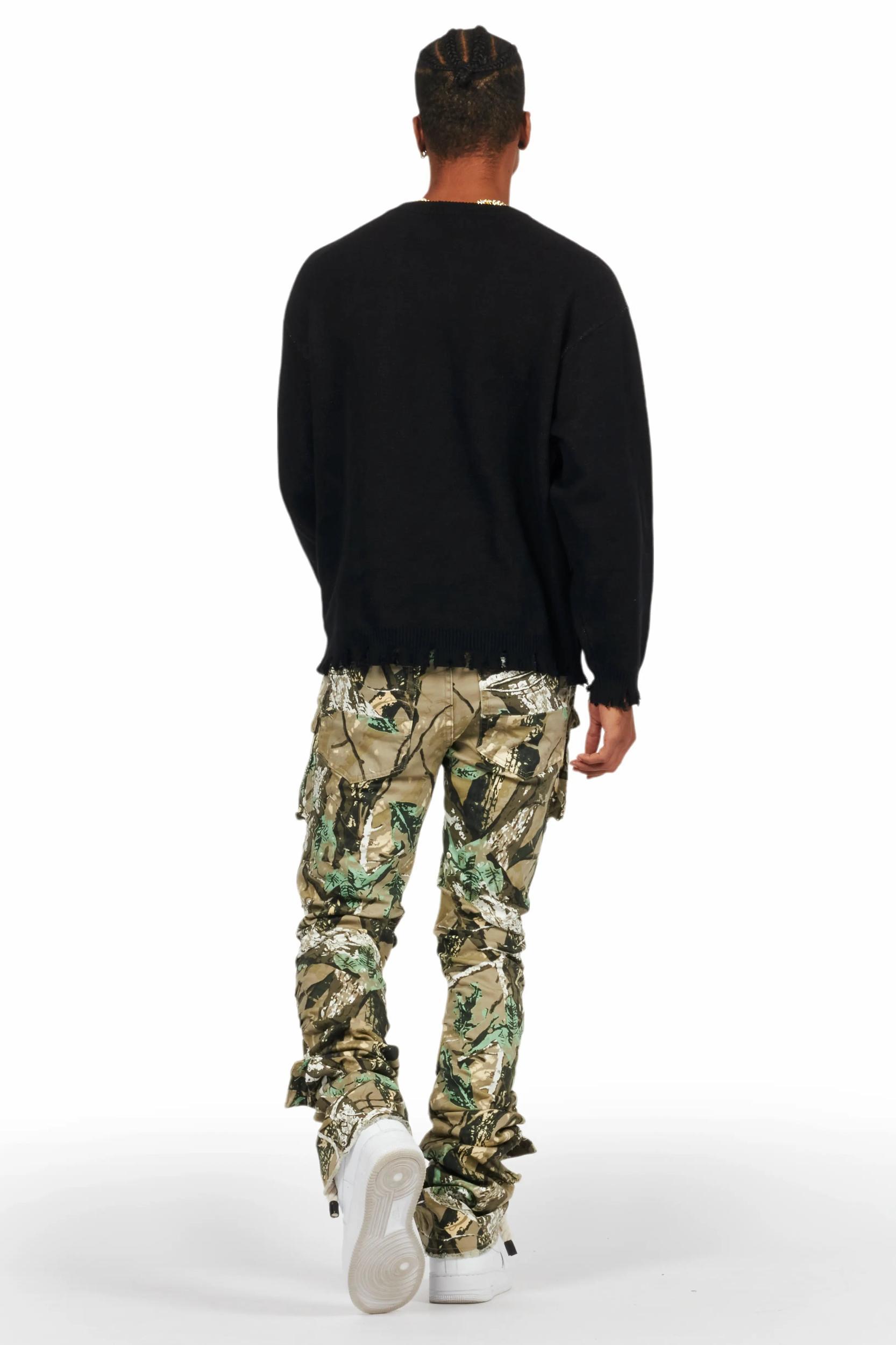 Smitty Black Knit Sweater Male Product Image