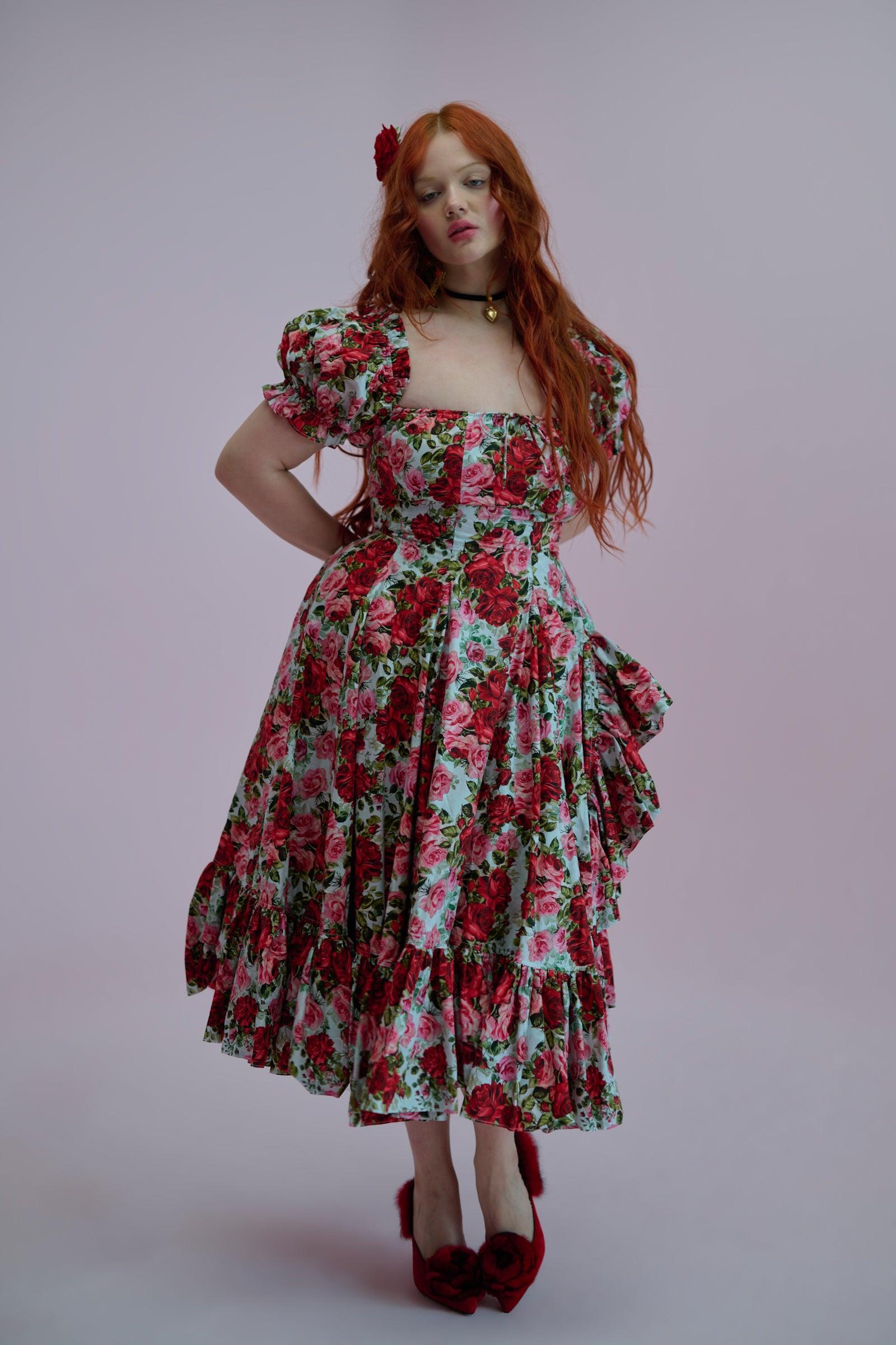 Roses Are Red Foxglove Dress Product Image