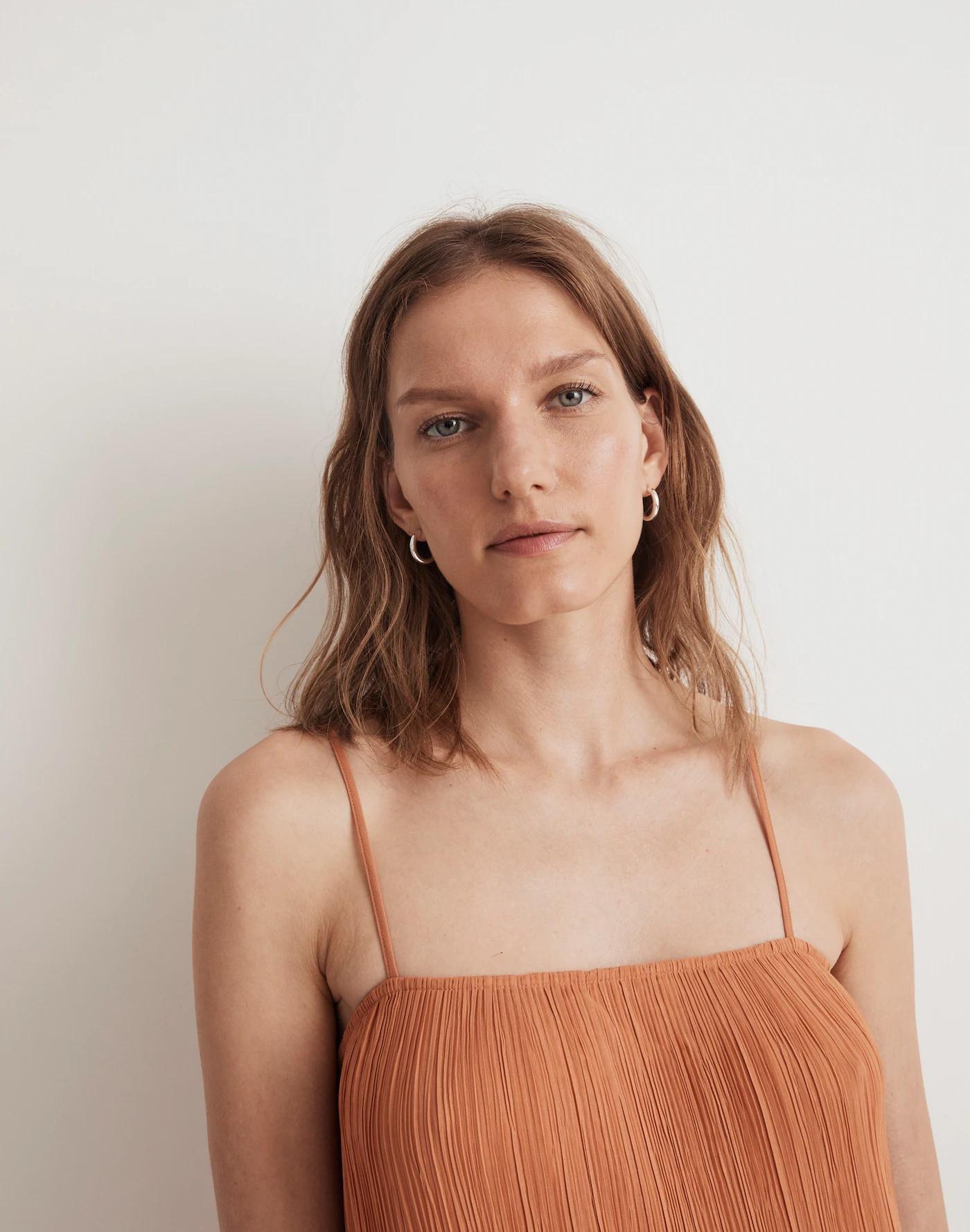 The Goldie Dress in Plissé Product Image
