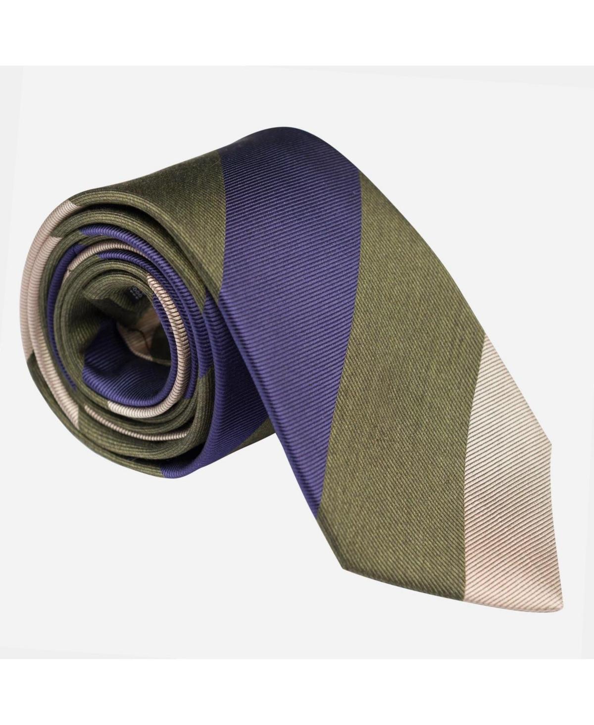Elizabetta La Vigna - Extra Long Printed Silk Tie for Men in Navy at Nordstrom Product Image