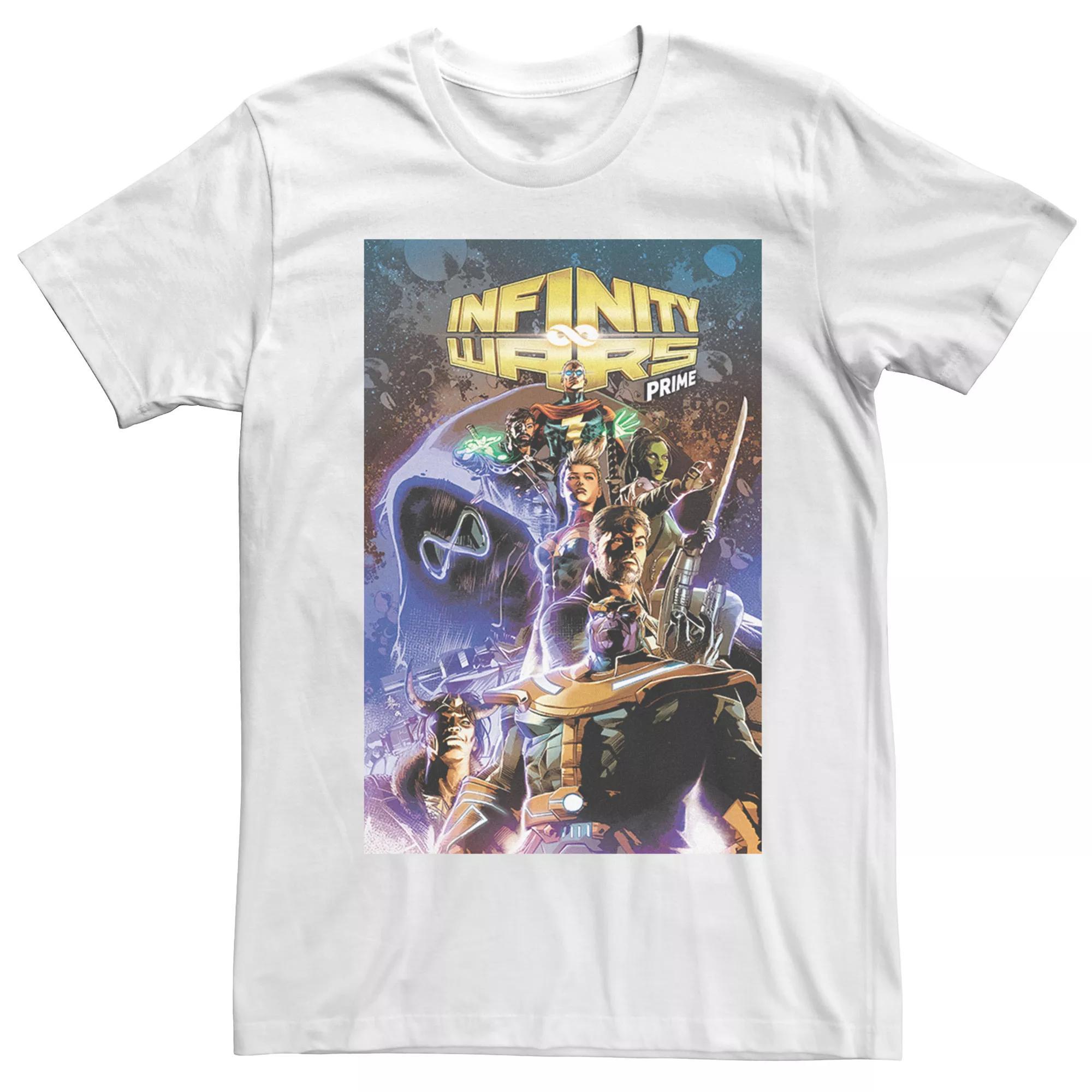 Men's Avengers Infinity Wars Tee, Size: XXL, White Product Image