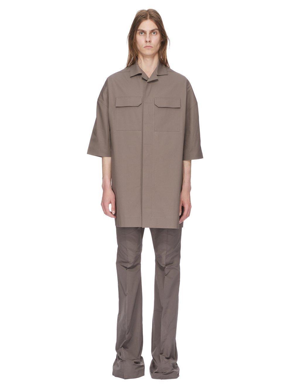 RICK OWENS Magnum Tommy Shirt In Dust Product Image