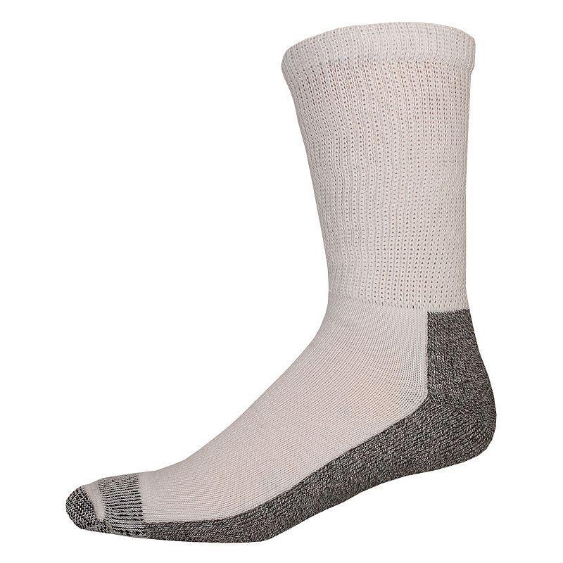 Dickies Mens 2pk Steel Toe Non-Binding Crew Socks 6-12: Heavyweight Tagless Design Product Image
