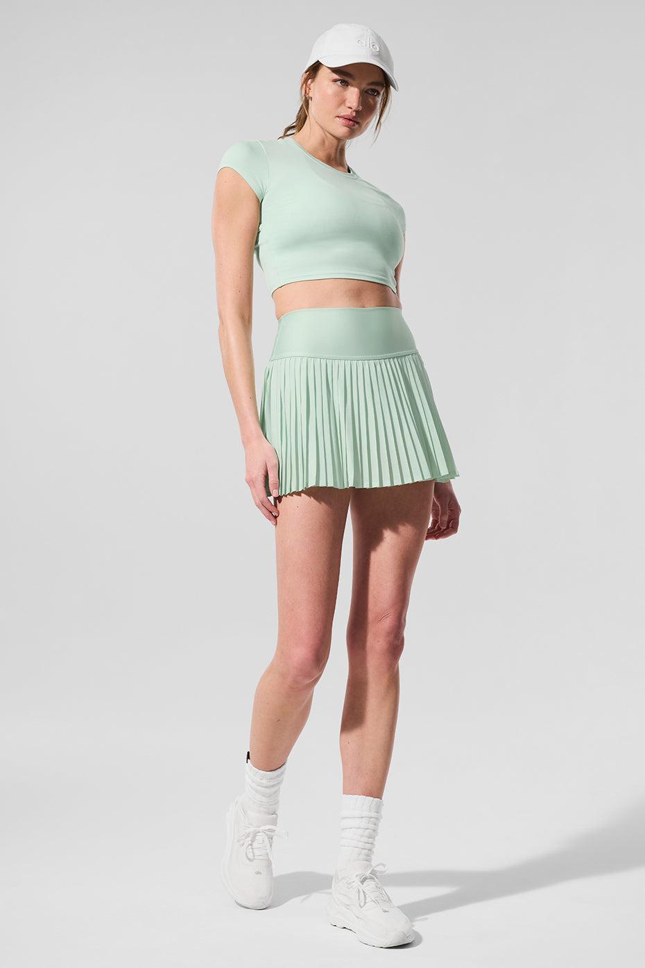 Alosoft Crop Finesse Short Sleeve - Spearmint Product Image