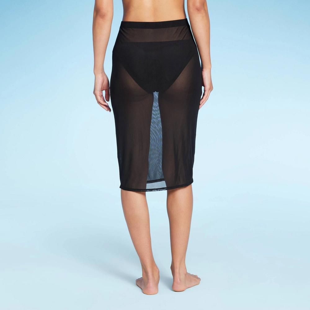 Women's Mesh Cover Up Midi Skirt - Wild Fable™ Product Image