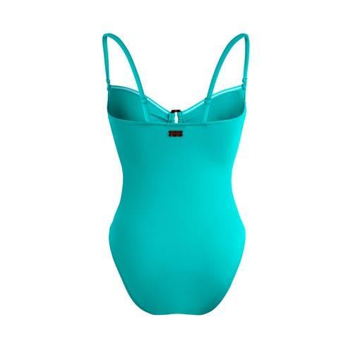 Womens Solid Sculpt One-Piece Swimsuit Product Image