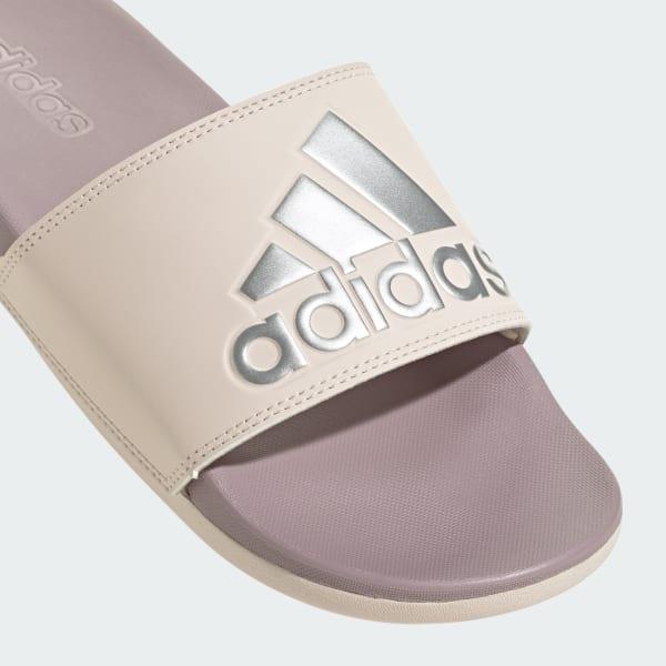 adidas Adilette Stripe Comfort Men's Slide Sandals, Size: 14, Earth Strata Product Image