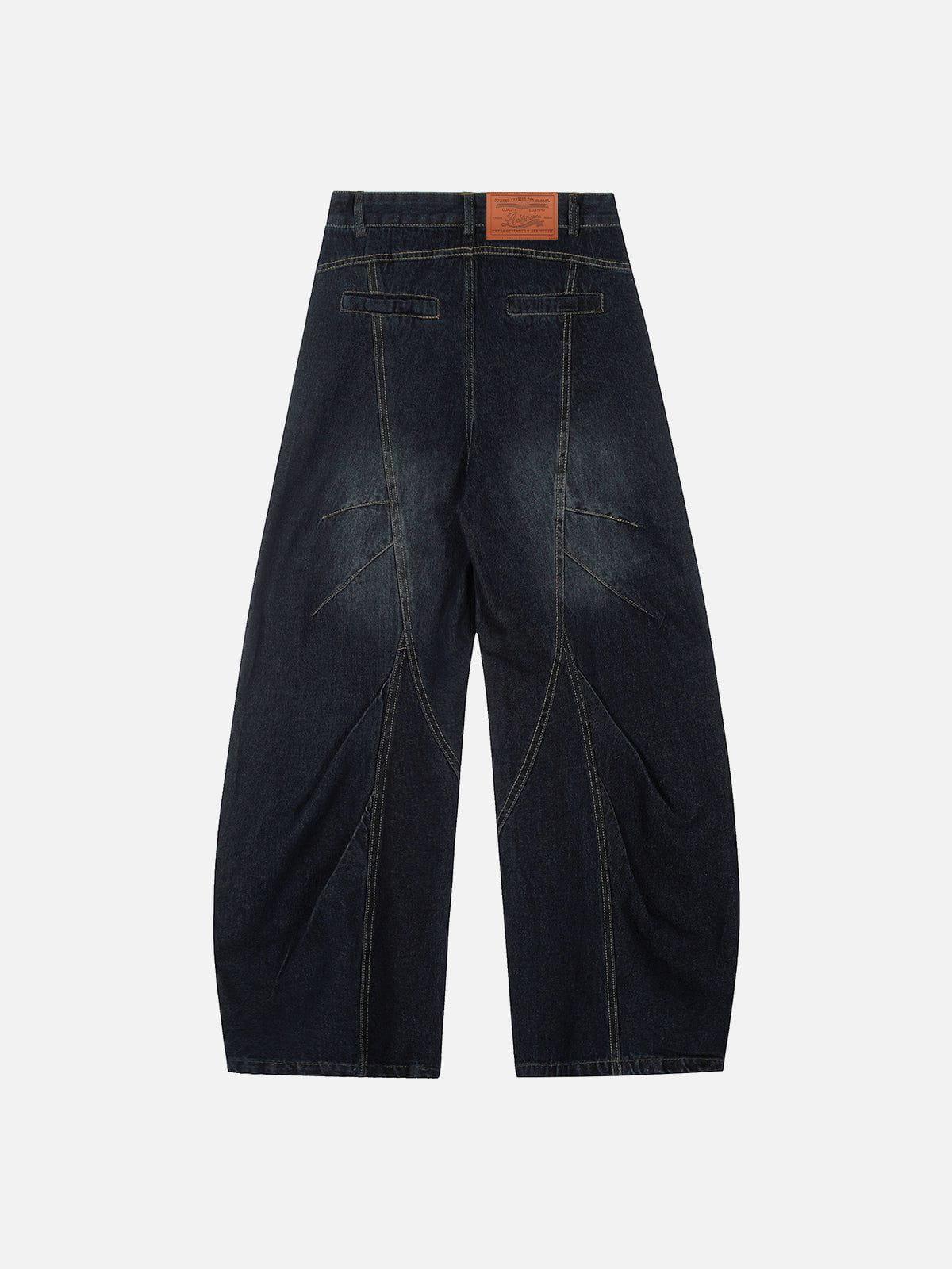 Aelfric Eden Pleated Super Baggy Barrel Jeans Product Image