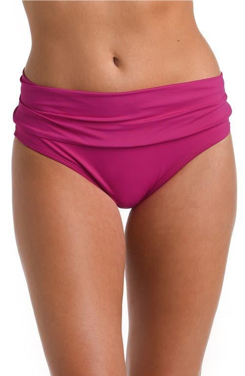 La Blanca Island Goddess Shirred Banded Hipster Swim Bottom Product Image