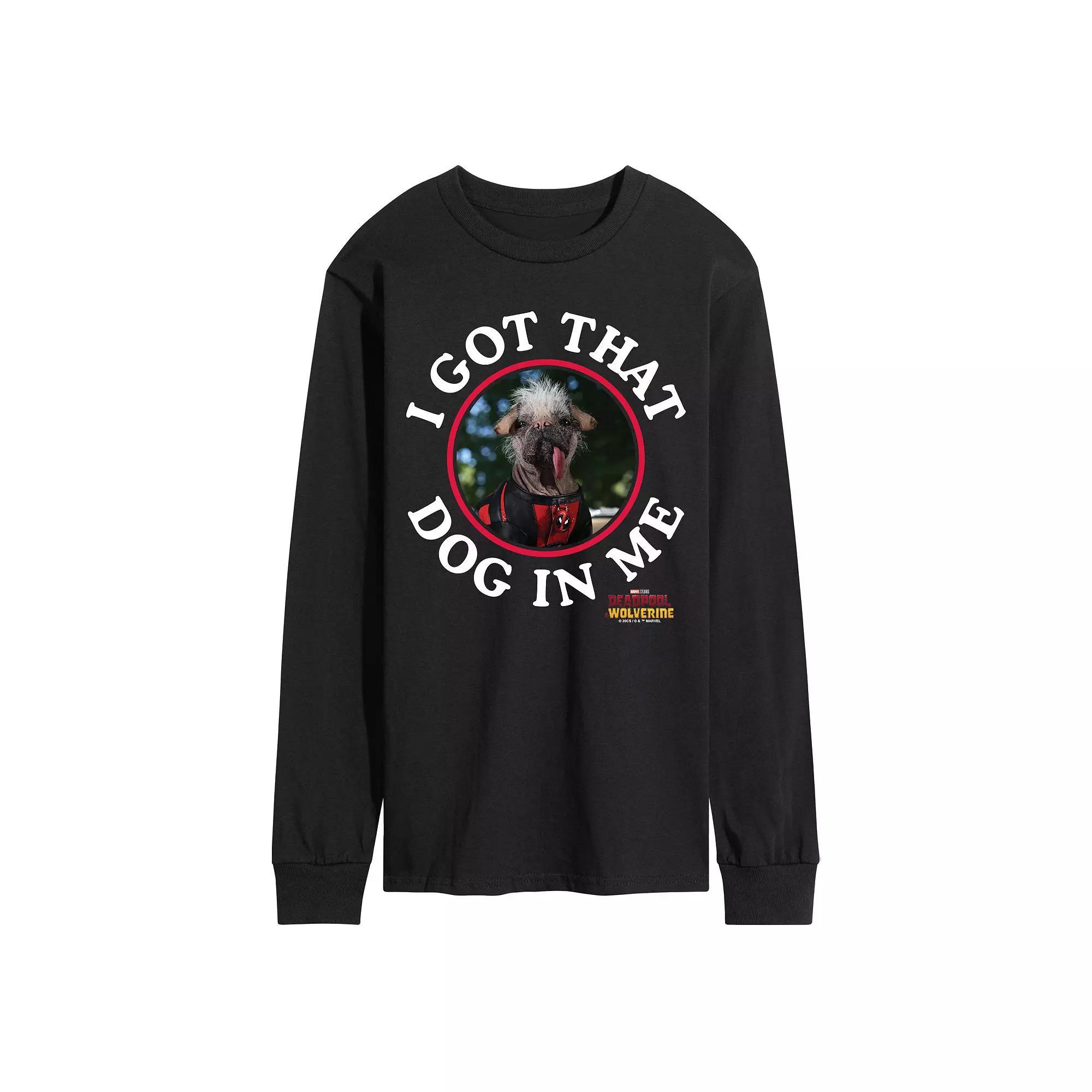 Mens Marvel Deadpool & Wolverine That Dog In Me Long Sleeve Graphic Tee Product Image