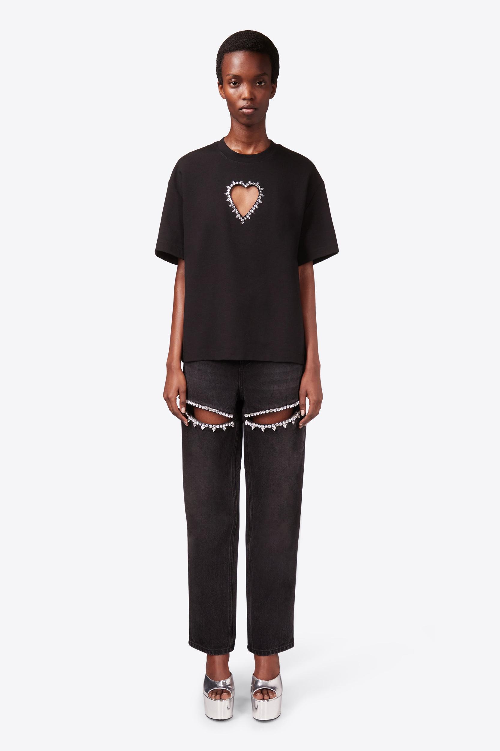 Crystal Slit Jean Product Image