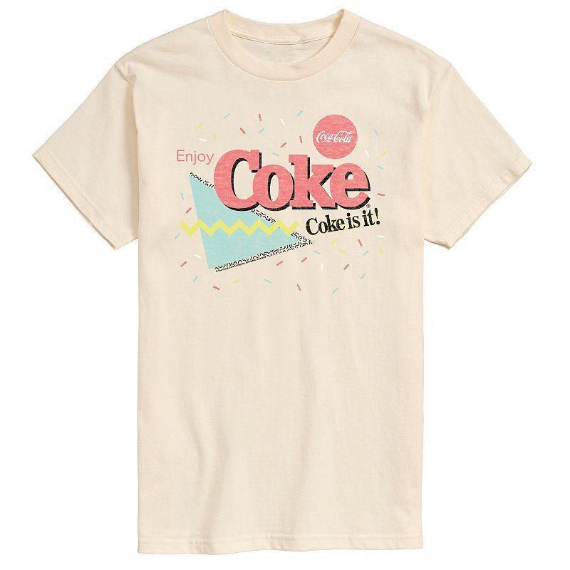 Mens CocaCola 90s Coke Is It Logo Graphic Tee Product Image