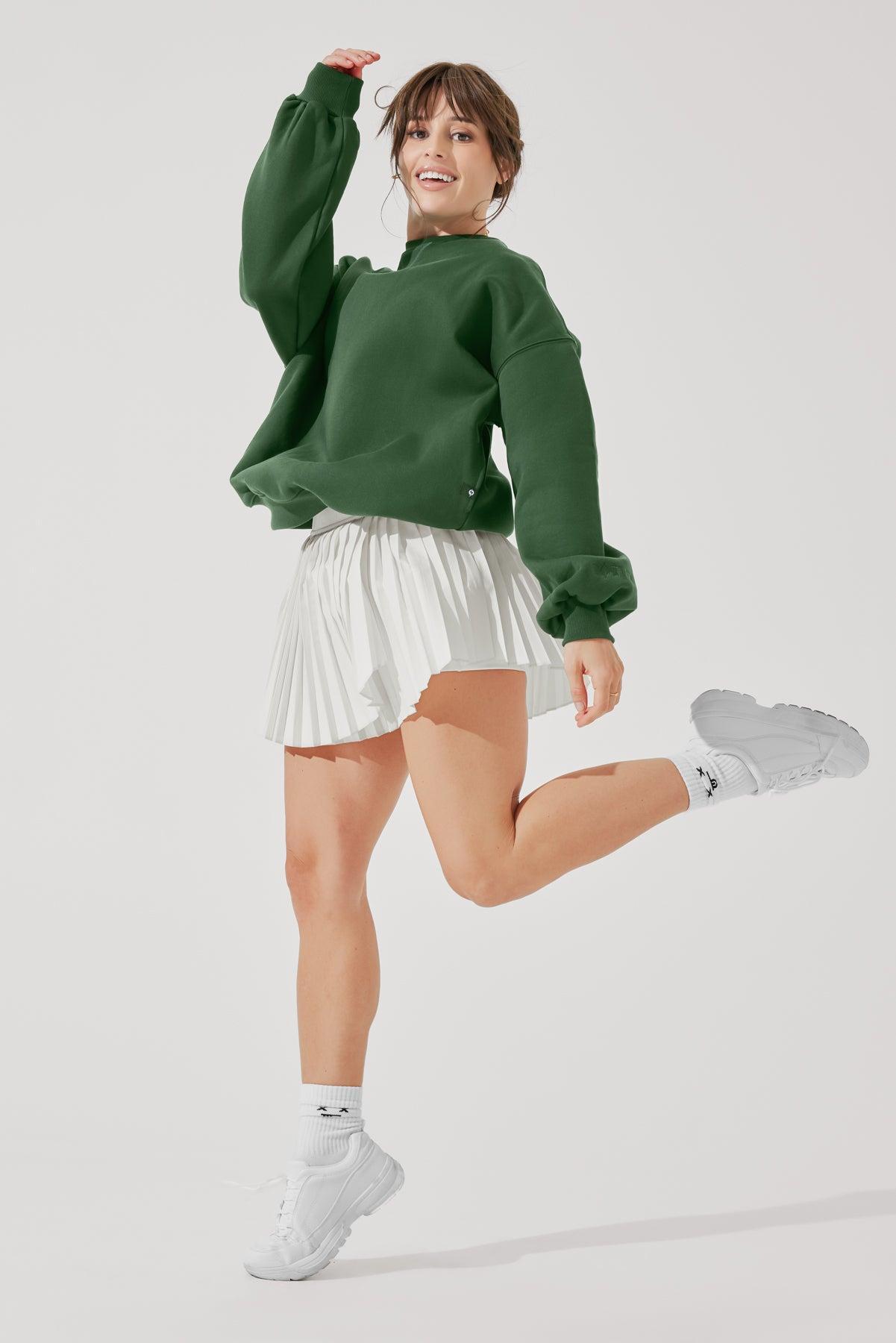 Cloud Crewneck Sweater - Merlot Product Image