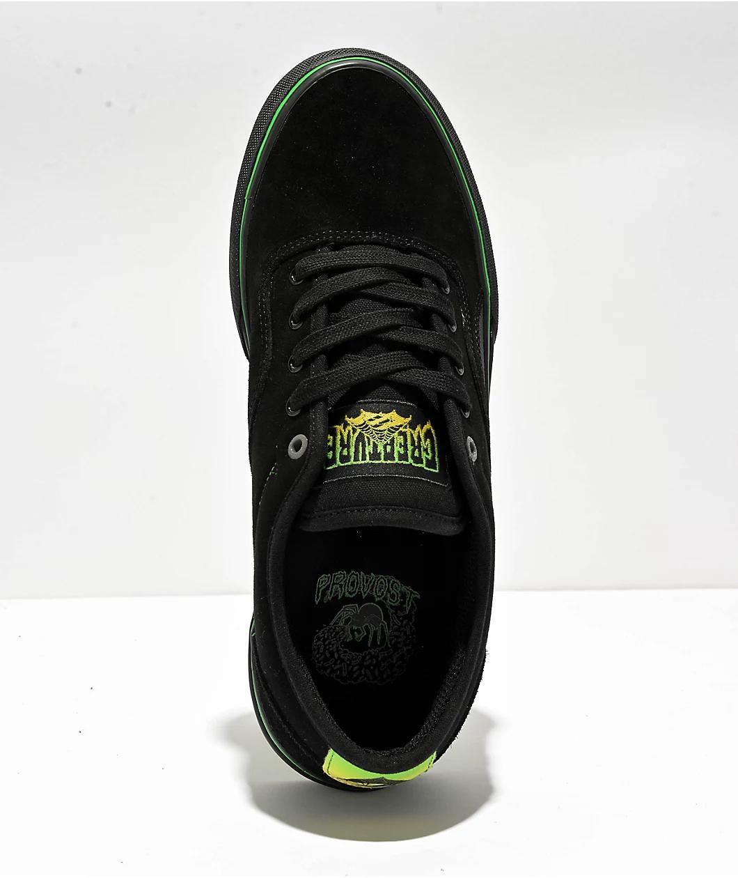 Emerica x Creature Provost G6 Black Skate Shoe Product Image