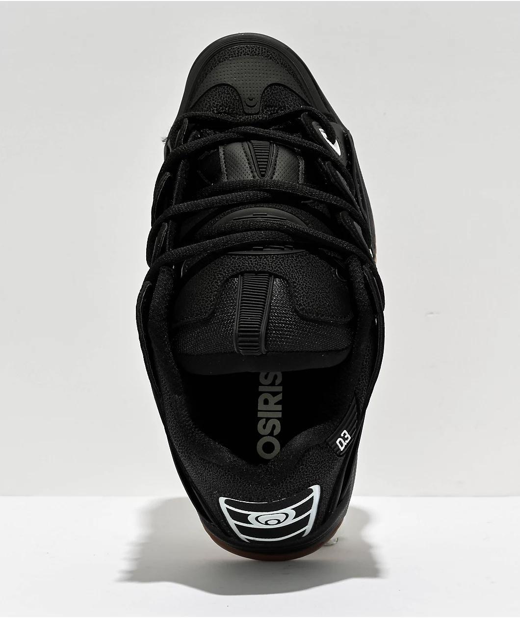 Osiris D3 2001 Black & Gum Skate Shoes Product Image