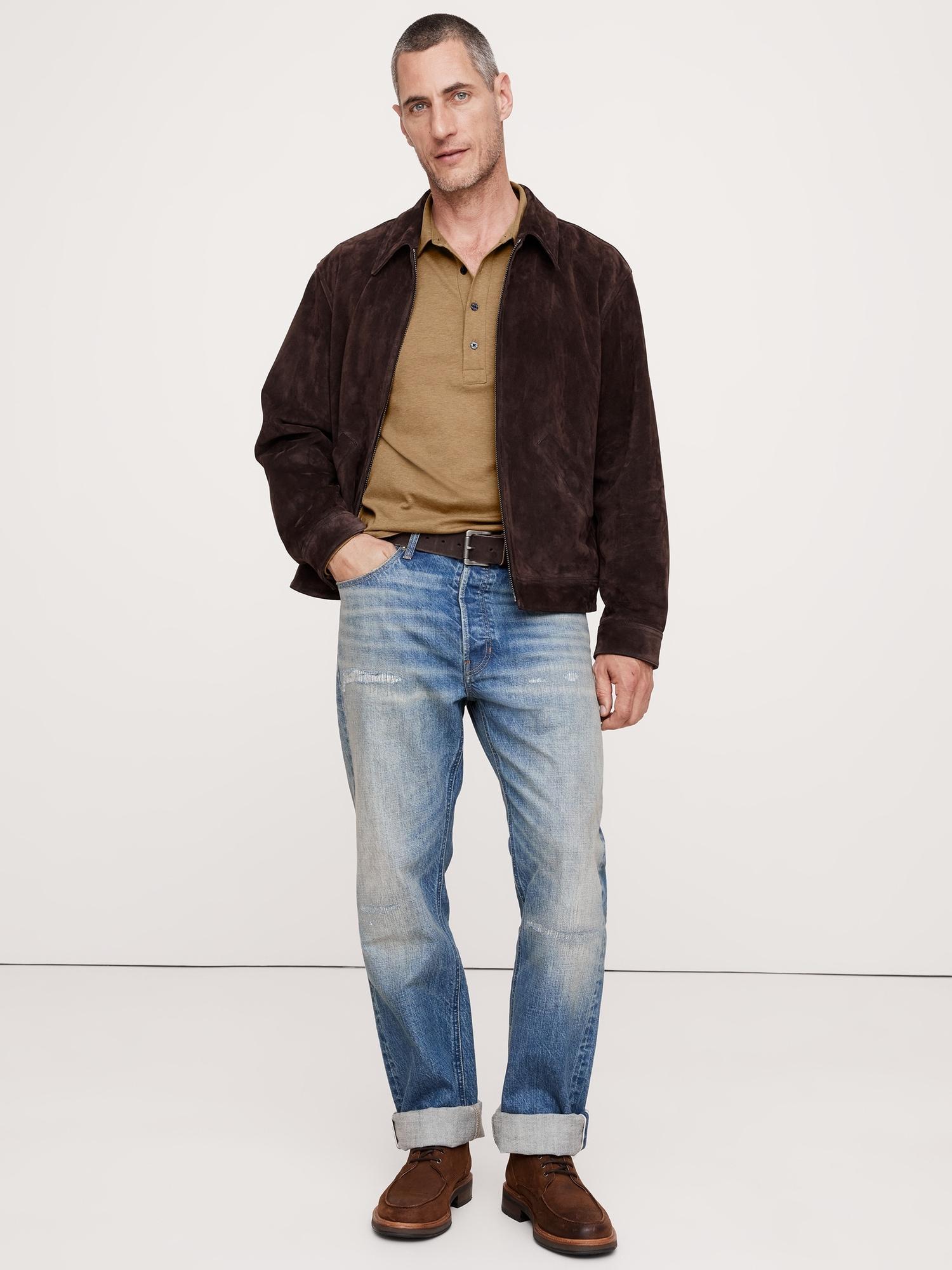 Luxury-Touch Long-Sleeve Polo Product Image