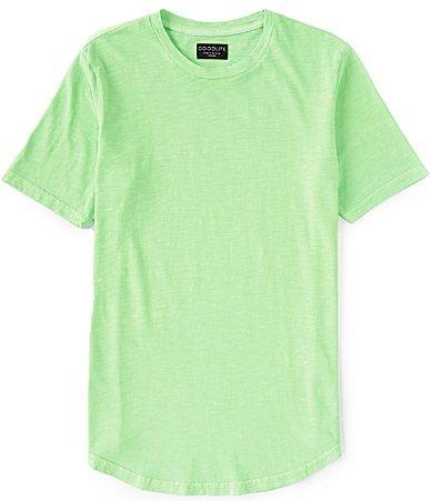Goodlife Sun-Faded Slub Scallop Crew Short Sleeve T Product Image