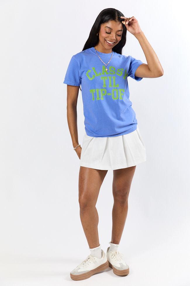 Classy Til Tip-Off Flo Blue Comfort Colors Graphic Tee Product Image