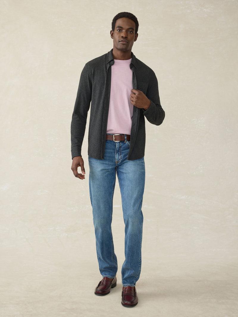 Legend™ Sweater Shirt (Single Pocket) - Heathered Black Twill Product Image