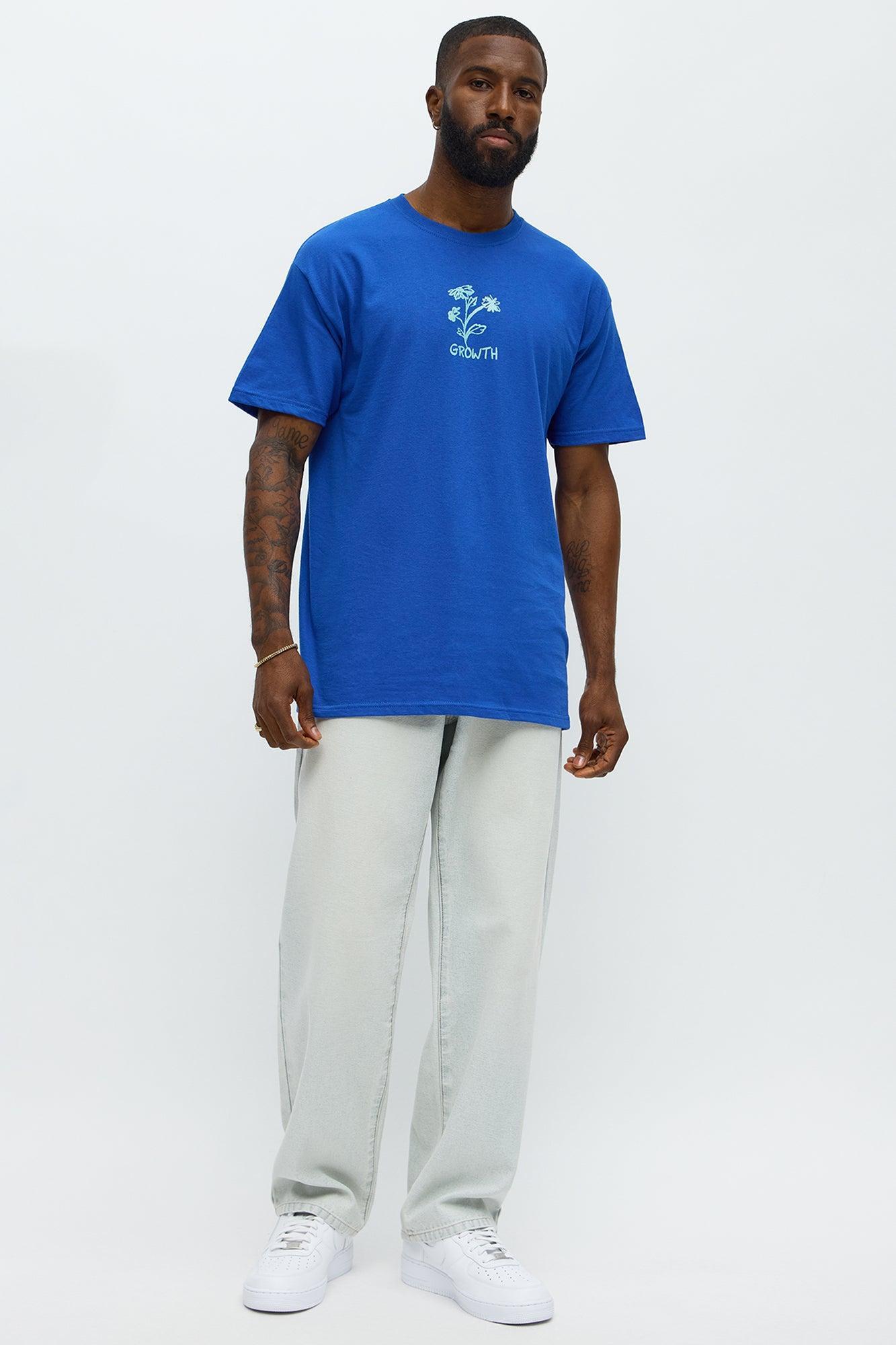 Self Made Growth Short Sleeve Tee - Blue Product Image