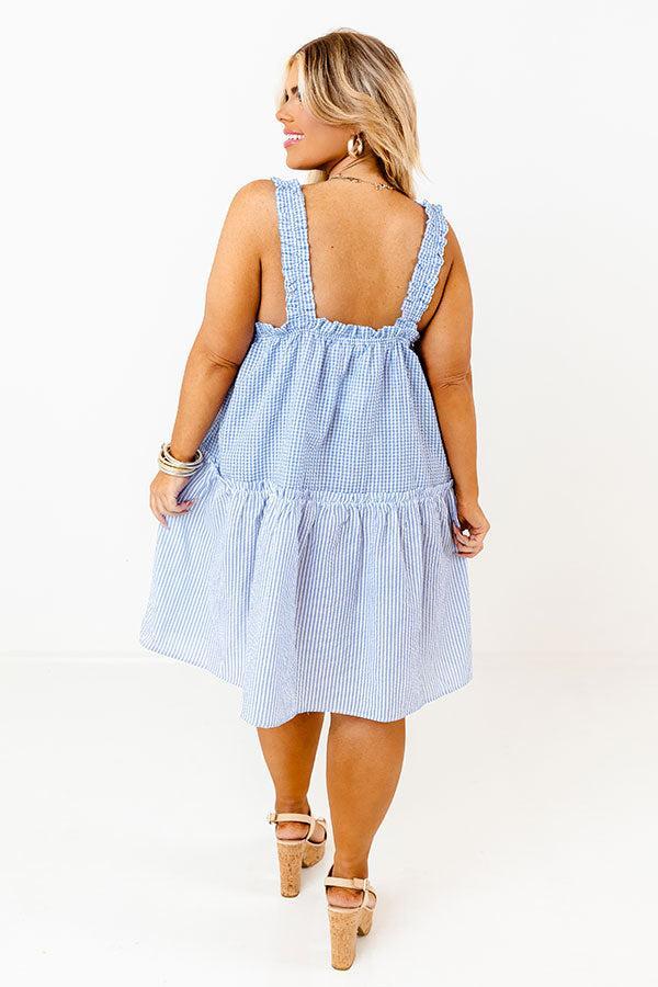 Craving Summer Gingham Dress Curves Product Image