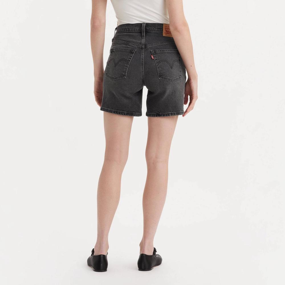 Levi's® Women's 501® Mid-Thigh Shorts - Case Closed 25: High Rise, Denim, Stretch, Fly Button Product Image