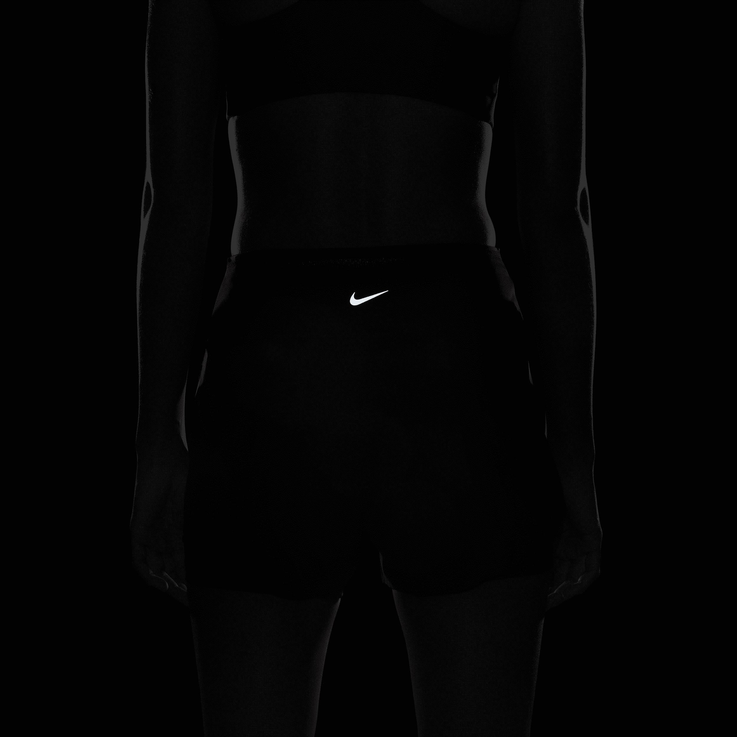 Nike Womens Dri-FIT Swift Mid-Rise 3 2-in-1 Running Shorts with Pockets Product Image