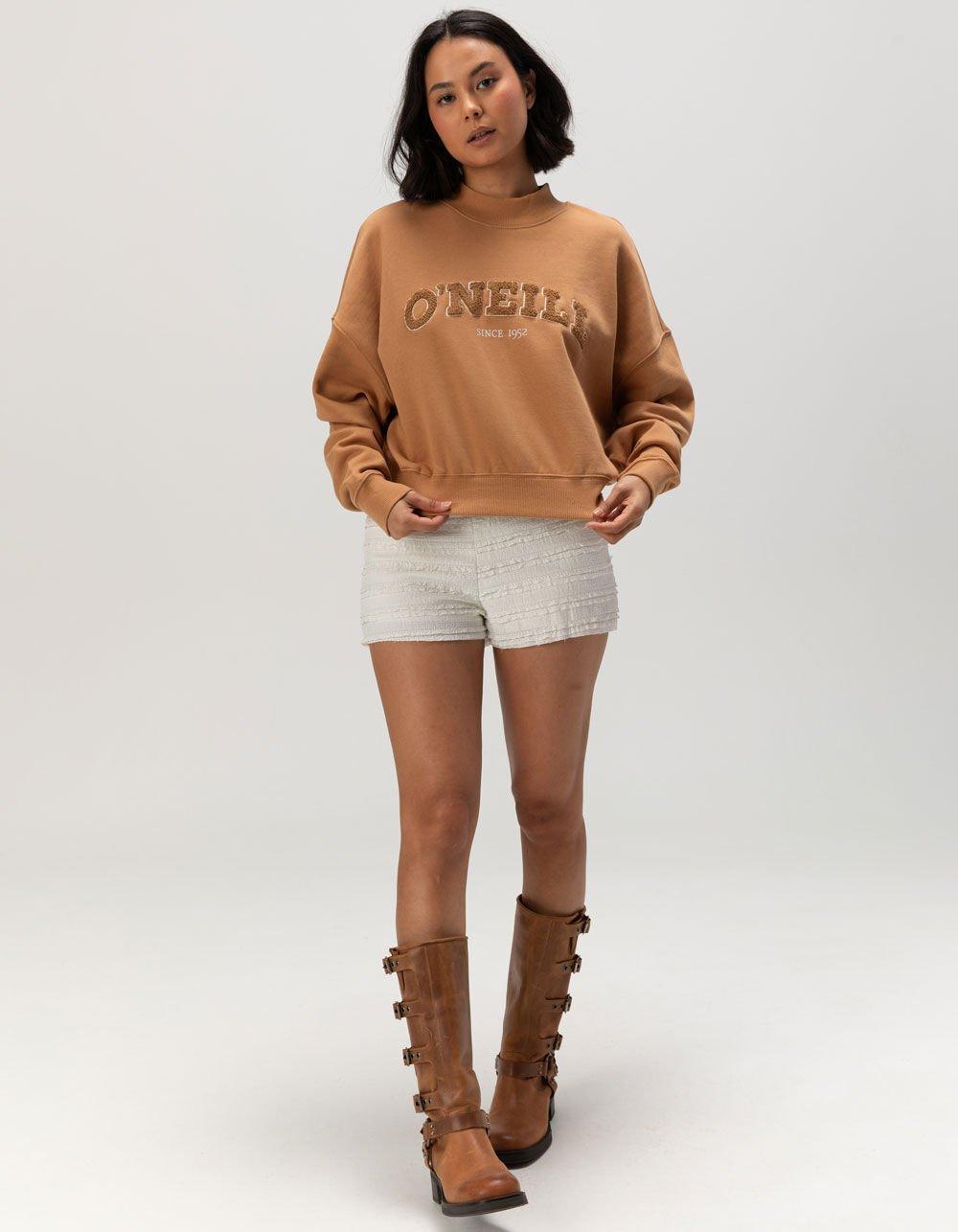 O'NEILL Moment Womens Crop Crewneck Sweatshirt Product Image