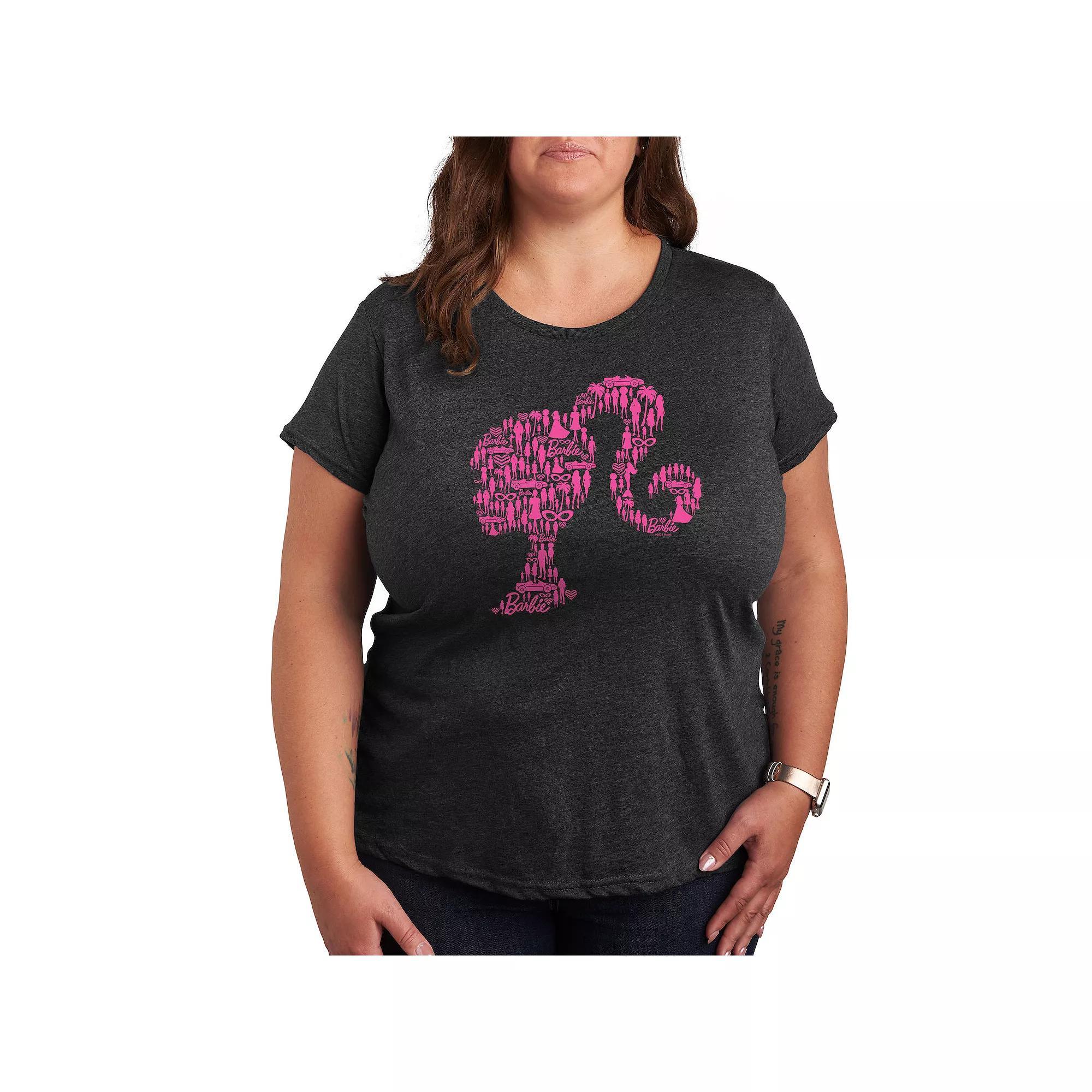 Plus Cant Dog Said No Graphic Tee, Womens Grey Blue Product Image