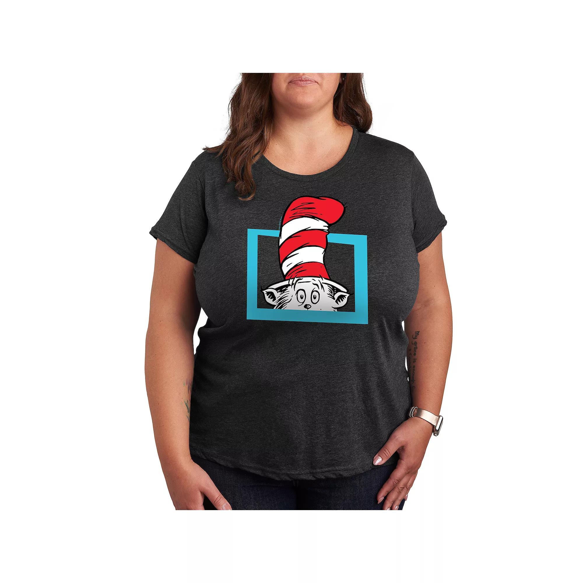Plus Lucky With Clover Graphic Tee, Womens Product Image