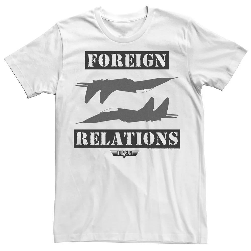 Men's Top Gun Foreign Relations Stamp Tee, Size: XXL, White Product Image