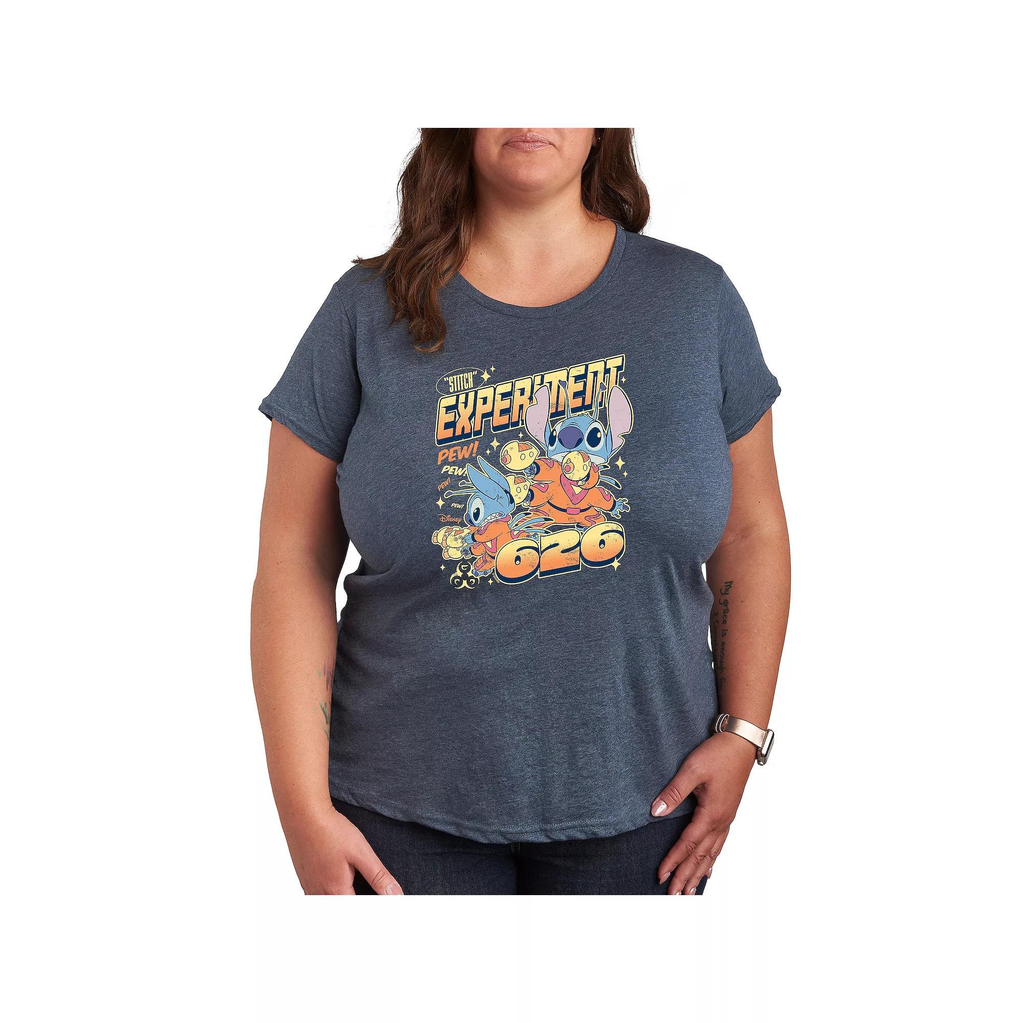 Disneys Lilo & Stitch Plus Experiment 626 Graphic Tee, Womens Product Image