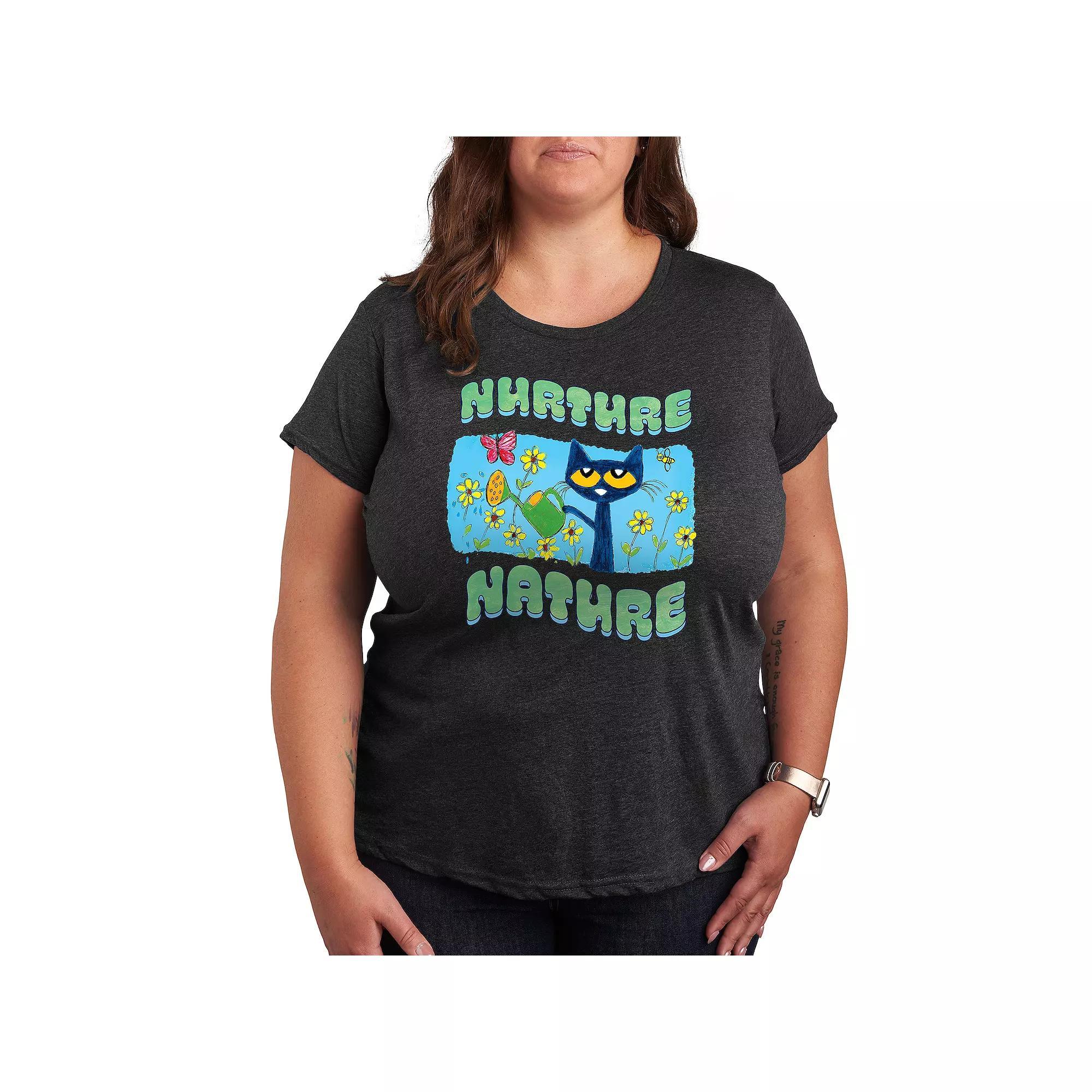 Plus I Would Always Rather Be Reading Graphic Tee, Womens Grey Green Product Image