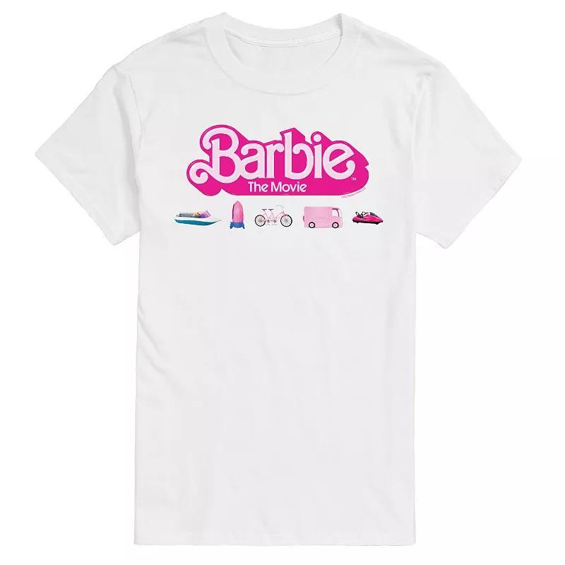 Big & Tall Barbie The Movie Theatrical Vehicle Graphic Tee, Mens Product Image