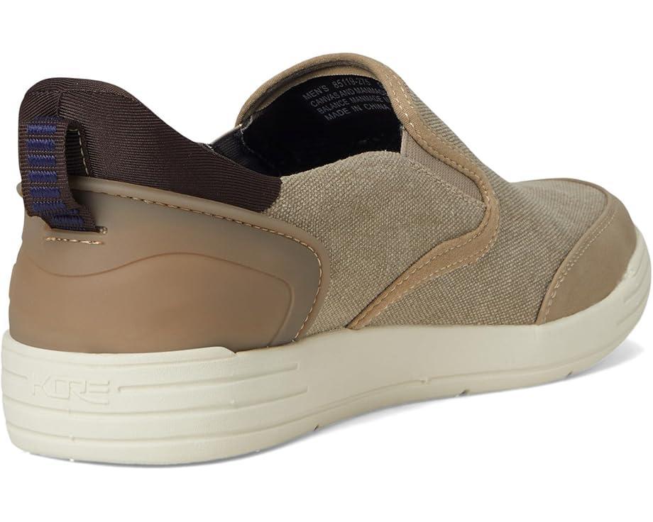 Men's Nunn Bush Kore City Walk Canvas EZ Moc Toe Slip-On Sneakers Easy On and Easy Off Product Image