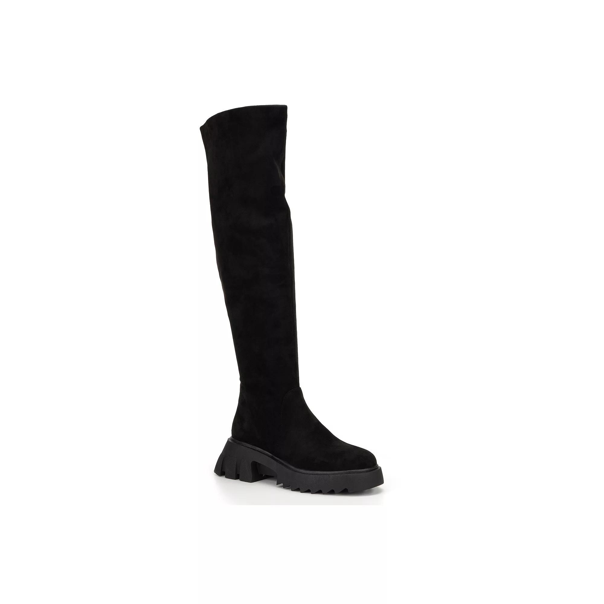 Torgeis Alfie Women's Knee-High Boots, Size: 8, Black Product Image