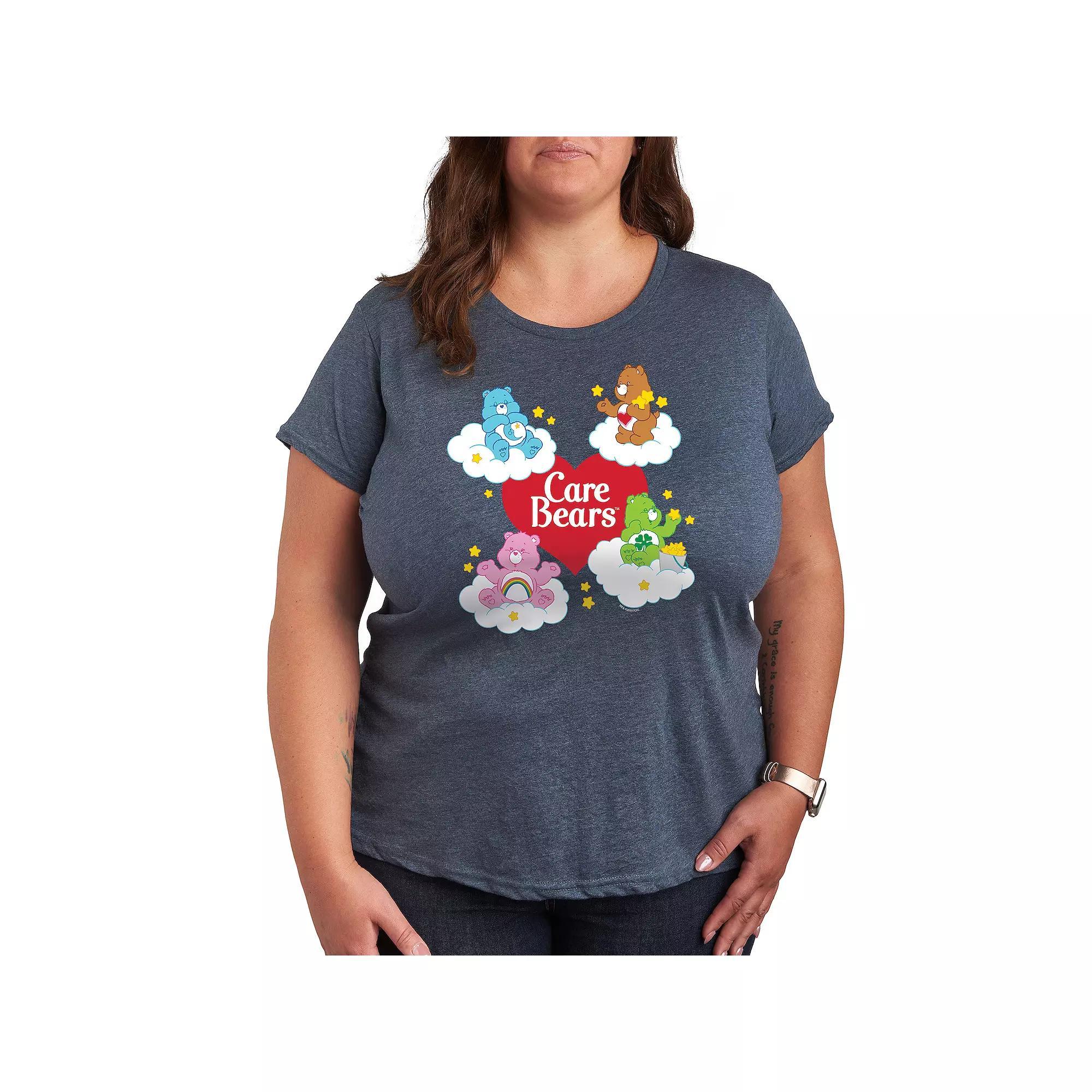 Plus Size Nickelodeon SpongeBob Squarepants Valentines Squidward Graphic Tee, Womens Grey Gray Product Image
