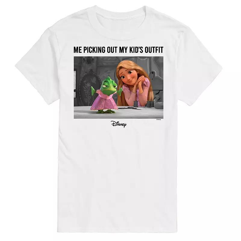 Disney Princess Big & Tall Picking Out Kids Outfit Graphic Tee, Mens Product Image