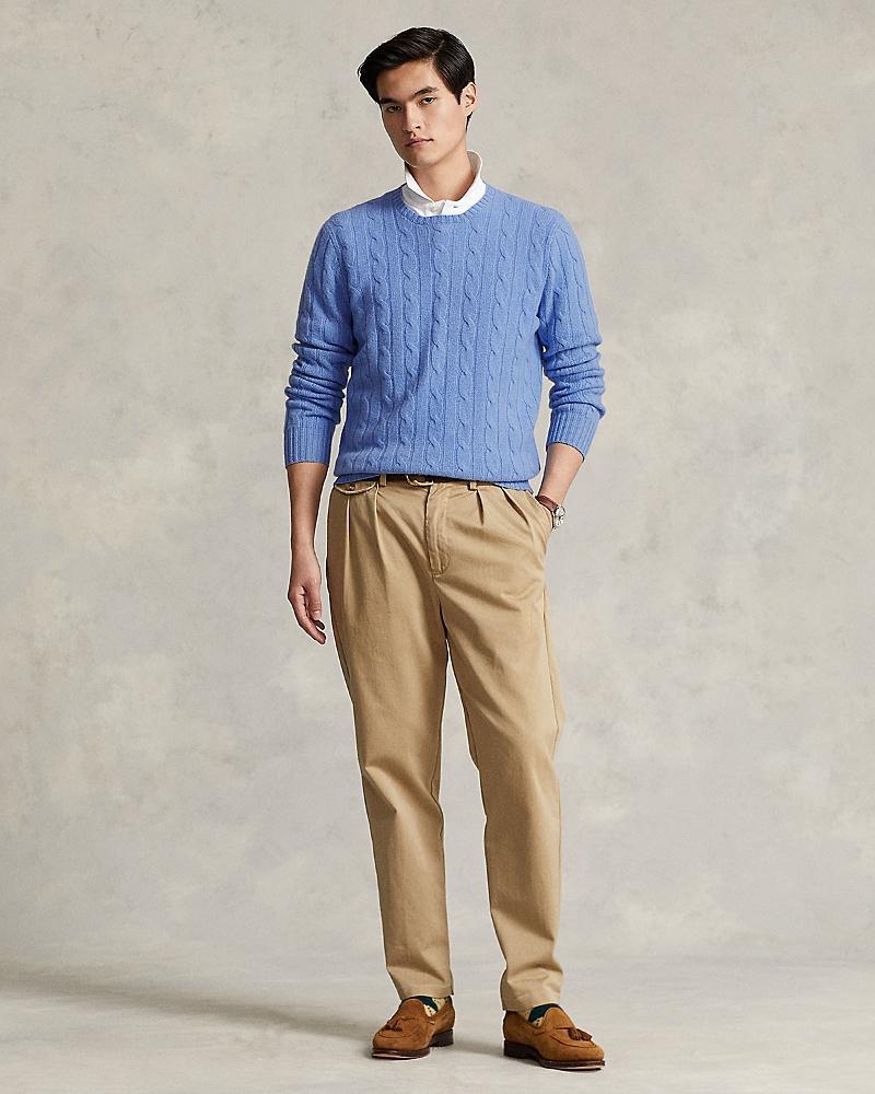 Polo Ralph Lauren Cashmere Cable Knit Crewneck Sweater Product Image