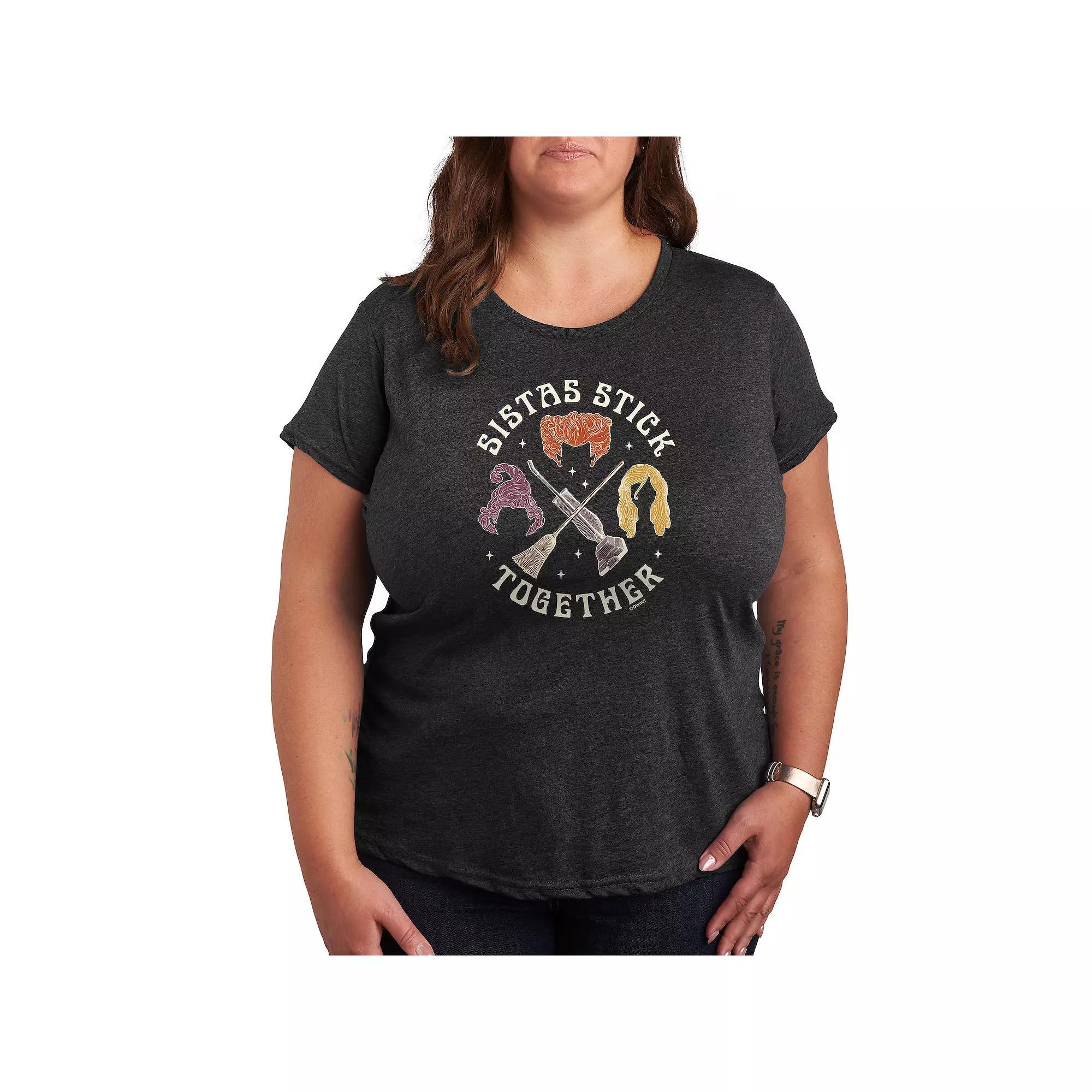 Plus Be Kind Graphic Tee, Womens Grey Green Product Image