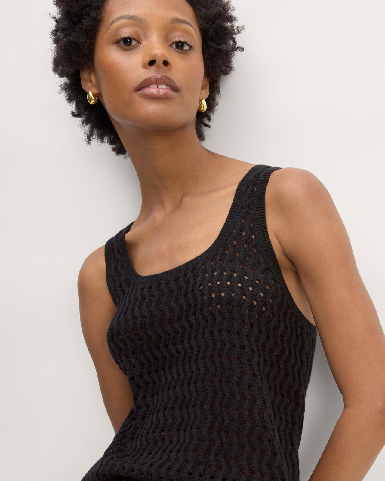 The Crochet Knit Tank Product Image