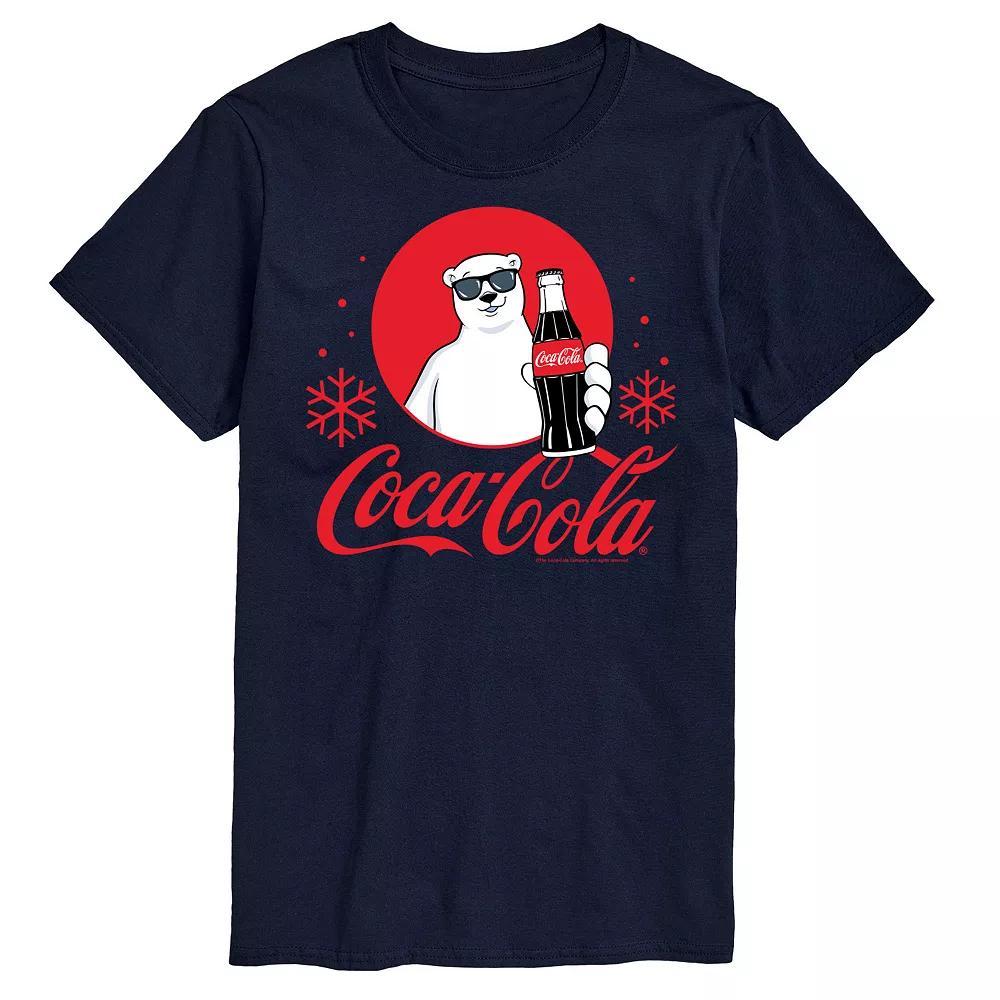 Mens CocaCola Polar Bears Tee Blue Product Image