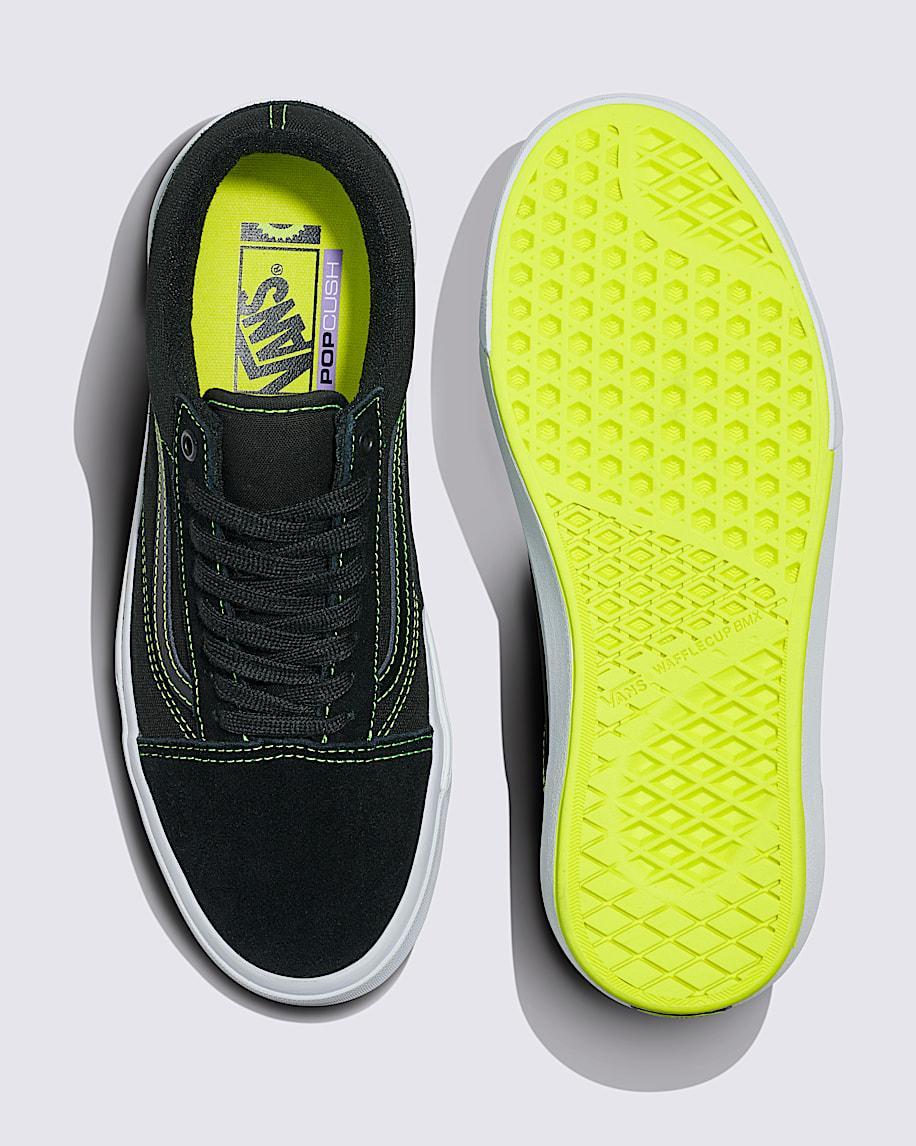 BMX Old Skool Shoe in Black / Neon Yellow| Vans US Product Image
